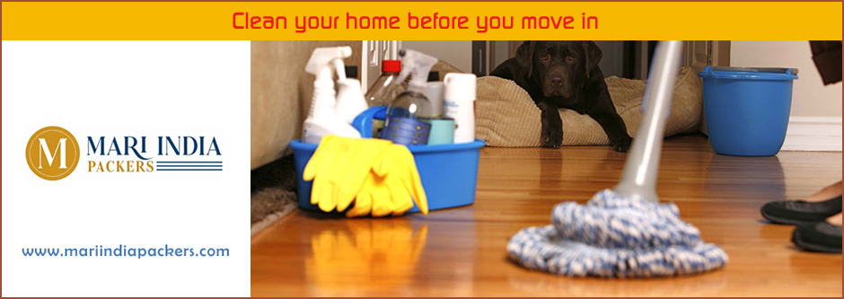 Clean your home before you move in